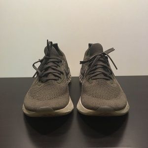 Nike Epic React Flyknit Olive Running Shoes